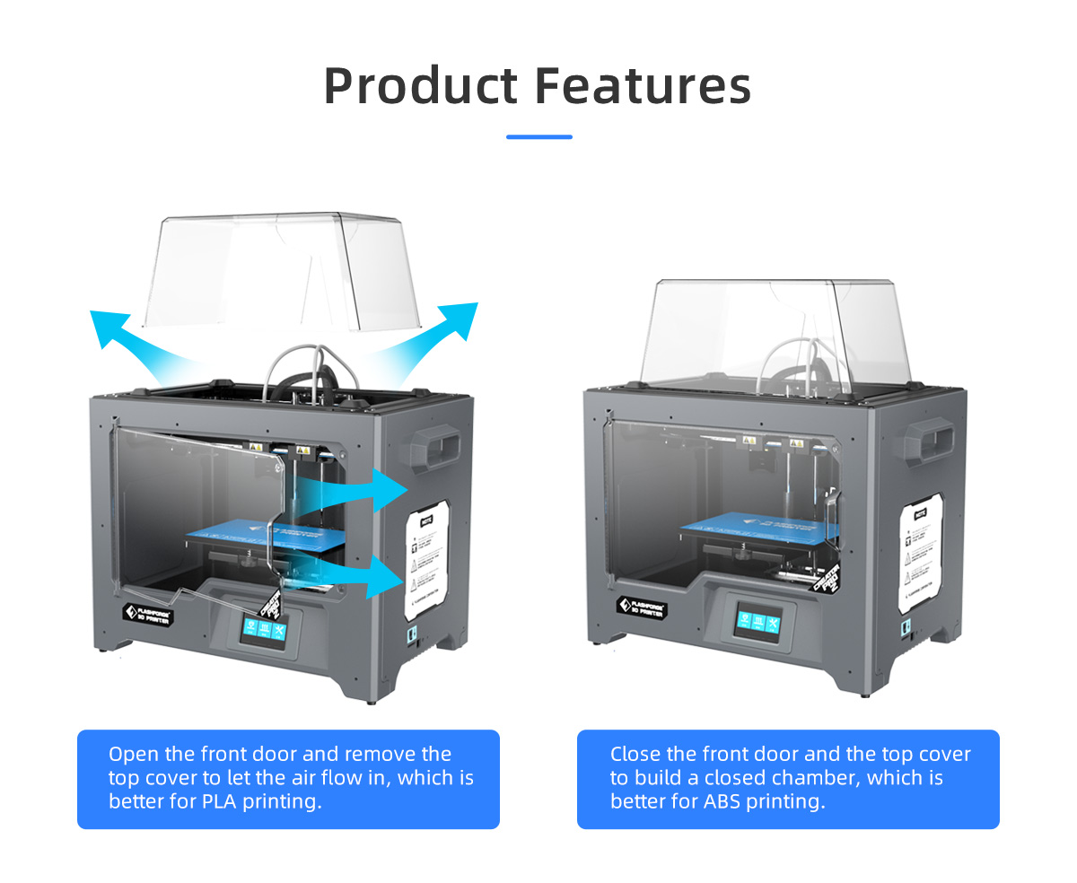 Creator Pro 2 3D Printer Dual Extrusion